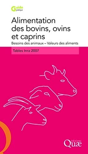 Cover for Alimentation des bovins, ovins et caprins