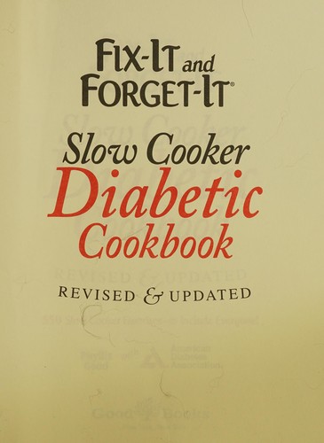 Cover for Fix-it and forget-it slow cooker diabetic cookbook