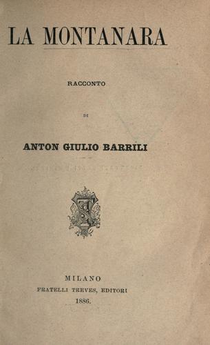 Cover for La montanara