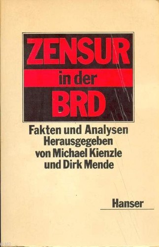 Cover for Zensur in der BRD