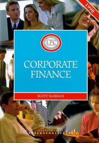 Cover for Corporate Finance (Legal Practice Course Guides)