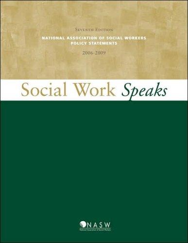 Cover for Social Work Speaks