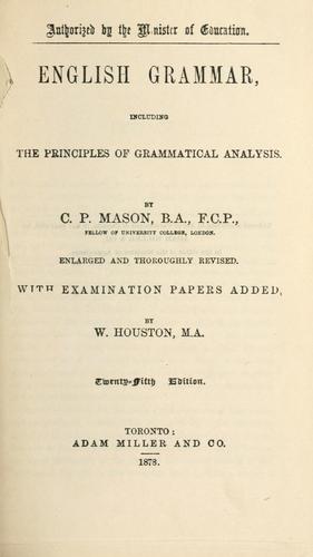 Cover for English grammar