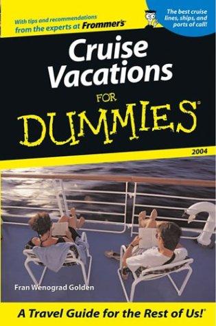 Cover for Cruise Vacations for Dummies 2004