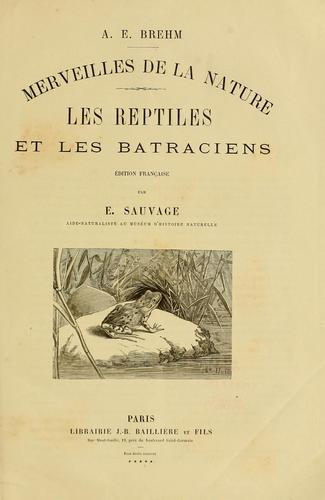 Cover for Merveilles de la nature