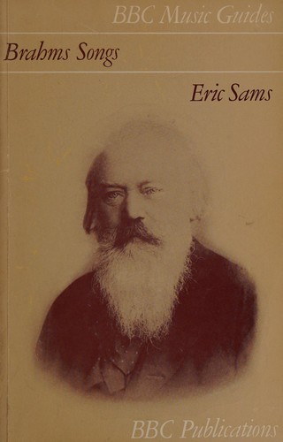 Cover for Brahms songs.