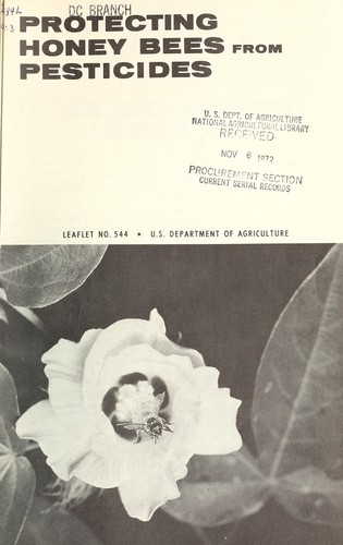 Cover for Protecting honey bees from pesticides
