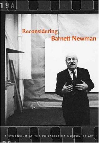 Cover for Reconsidering Barnett Newman