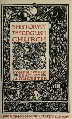 Cover for A history of the English church