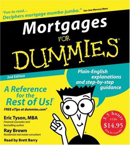 Cover for Mortgages for Dummies 2nd Ed. CD (For Dummies (Lifestyles Audio))