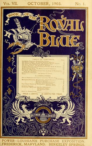 Cover for Book of the Royal blue.