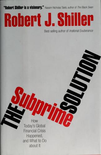 Cover for The subprime solution