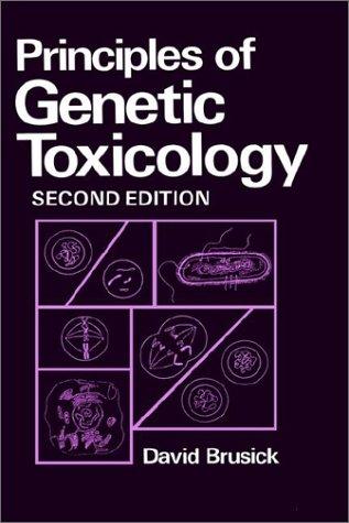 Cover for Principles of genetic toxicology