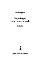 Cover for Regenbögen zum Hausgebrauch