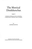 Cover for The Metrical dindshenchas
