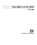 Cover for The ABC's of PC-DOS