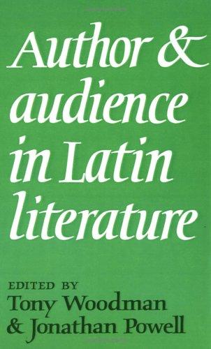 Cover for Author and audience in Latin literature