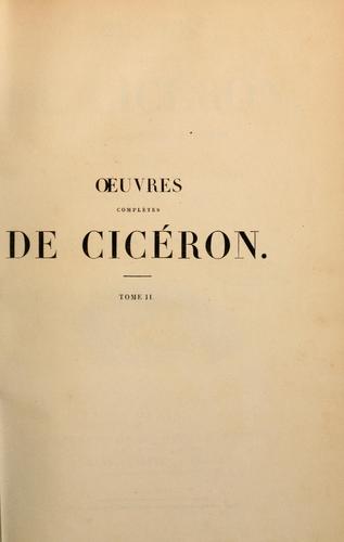 Cover for Oeuvres complètes