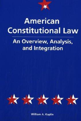 Cover for American Constitutional Law