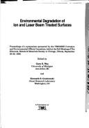 Cover for Environmental degradation of ion and laser beam treated surfaces
