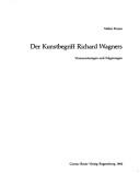 Cover for Der Kunstbegriff Richard Wagners