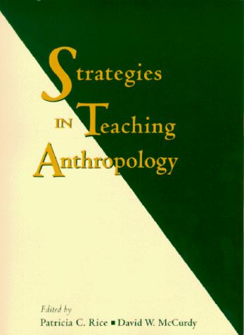 Cover for Strategies in teaching anthropology