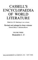 Cover for Cassell's encyclopaedia of world literature.