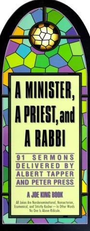 Cover for A minister, a priest, and a rabbi