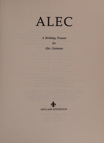 Cover for Alec