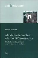 Cover for Minderheitenrechte als Identitätsressource?