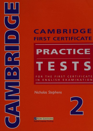 Cover for Cambridge first certificate practice tests 2