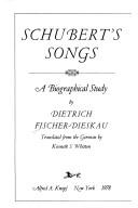 Cover for Schubert's songs
