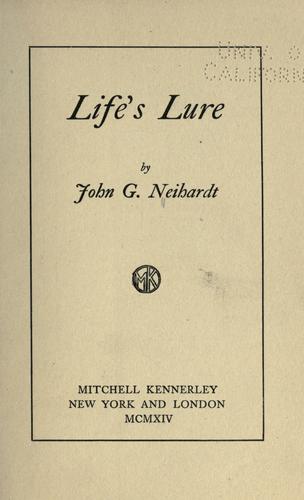 Cover for Life's lure