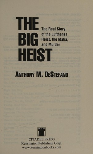 Cover for The big heist