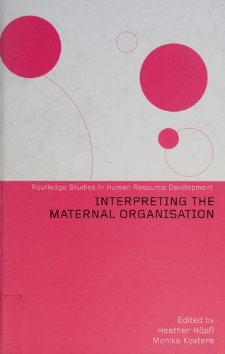 Cover for Interpreting the maternal organisation