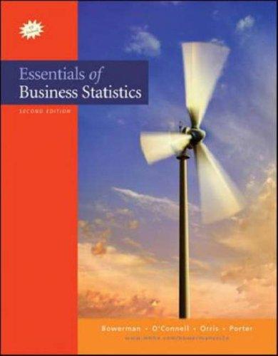 Cover for Essentials of Business Statistics with Student CD (The Mcgraw-Hill/Irwin Series: Business Statistics and Quantitative Methods and Management Science)