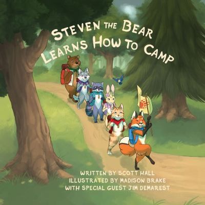 Cover for Steven the Bear Learns How to Camp