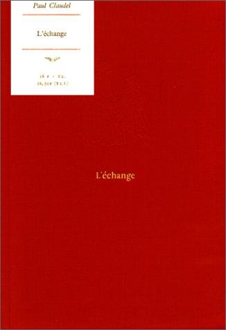 Cover for Echange de Paul Claudel