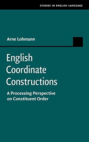 Cover for English Coordinate Constructions