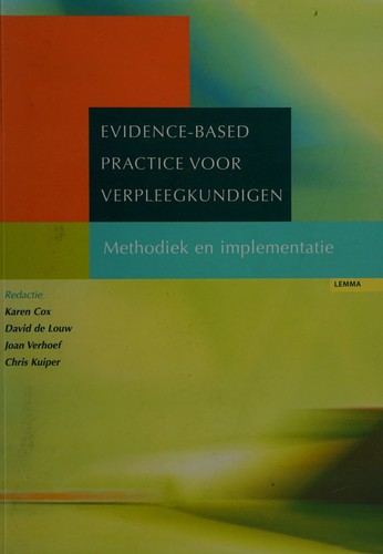 Cover for Evidence-based practice voor verpleegkundigen