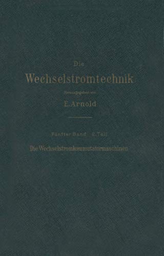 Cover for Die Wechselstrommaschinen