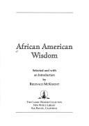 Cover for African American wisdom