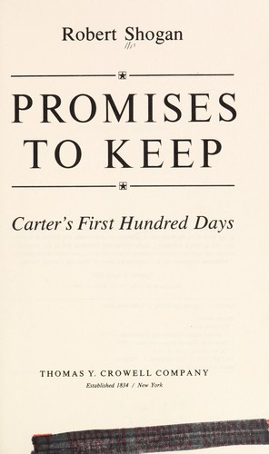 Cover for Promises to keep