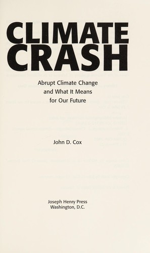 Cover for Climate crash