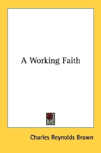 Cover for A Working Faith
