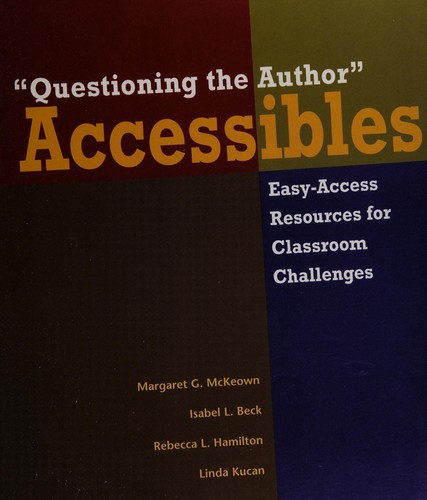Cover for "Questioning the author"