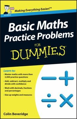 Cover for Basic Maths Practice Problems For Dummies