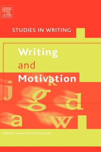 Cover for Writing and Motivation, Volume 19 (Studies in Writing)