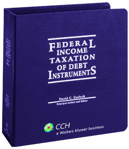 Cover for Federal Income Taxation of Debt Instruments (2008 Supplement)