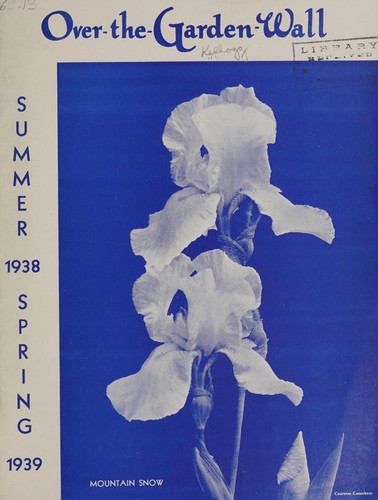 Cover for Summer 1938, spring 1939